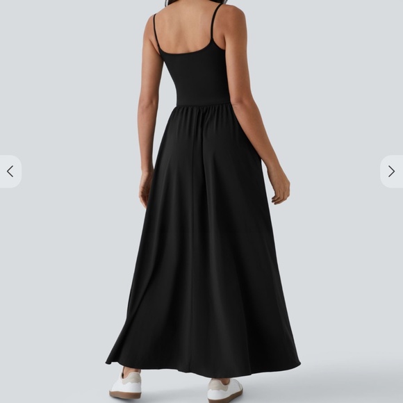 Halara – Breezeful™ Flowy Flare Maxi Quick-Dry Casual Slip Dress (Black). NWT. - Picture 2 of 6
